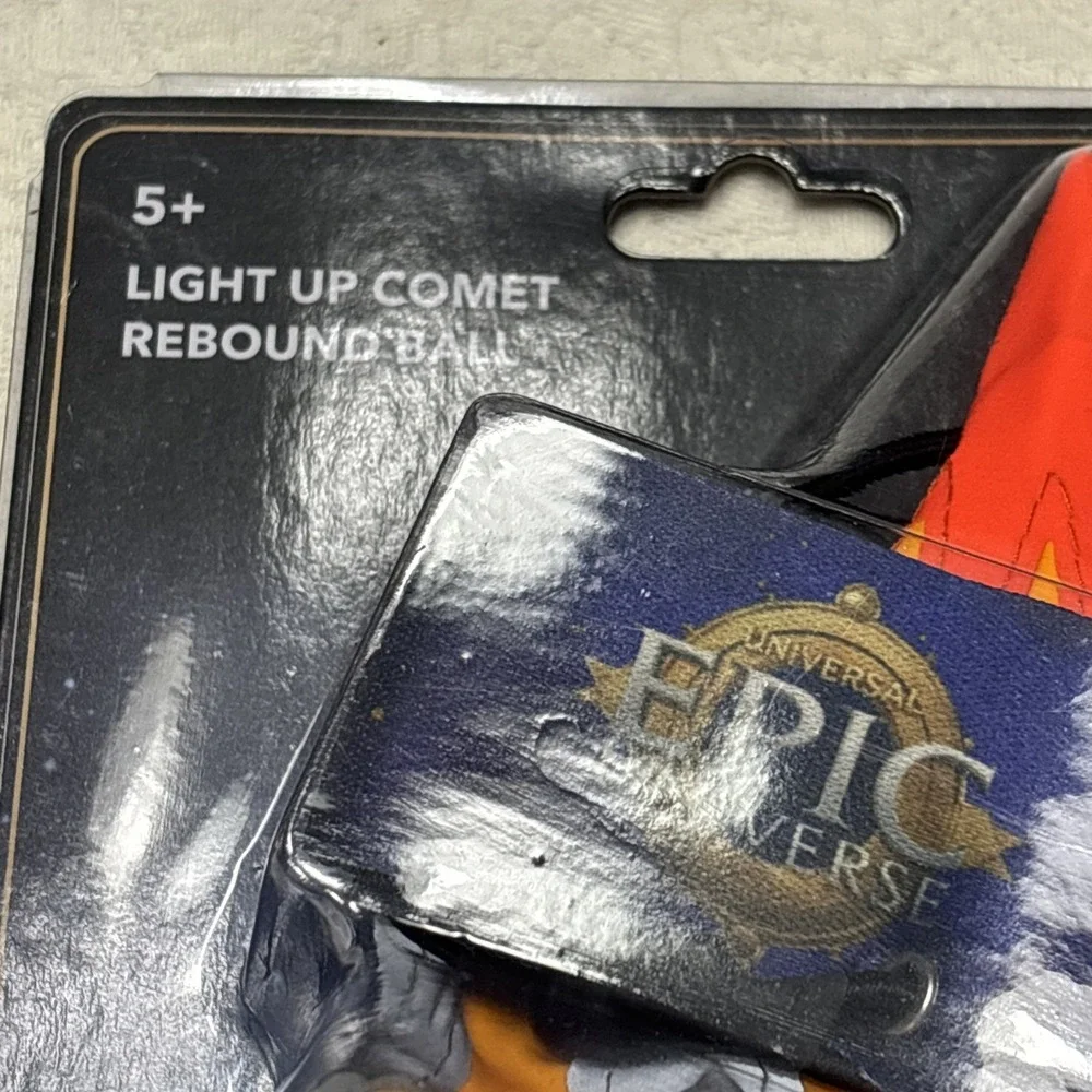 Universal Epic Universe Stardust Racers Light Up Comet Rebound Ball EXCLUSIVE